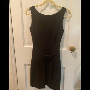 Shoshanna black cocktail dress with belt